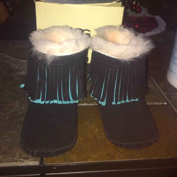 UGG Other - Infant size large fringe Ugg’s! So cute